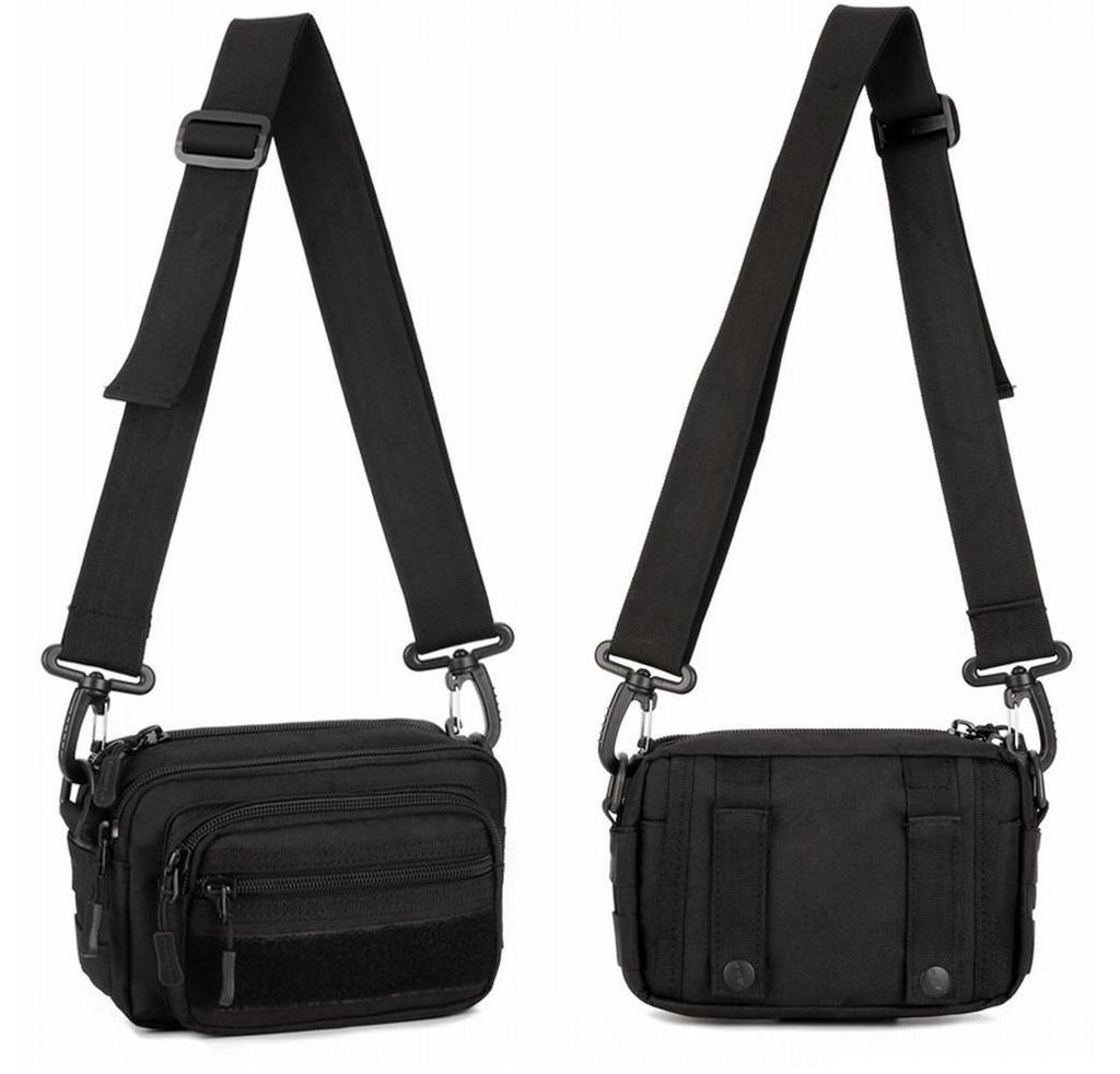 Phoenix Ikki Lightweight Small Item Storage Bag for Money Waist Outdoor Mini Black Multi-Purpose Work, Collection, Camouflage, Waterproof, Travel,