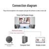 Easy Vision YSX-Q7 Bluetooth Wireless Conference Speakerphone (CN Version)