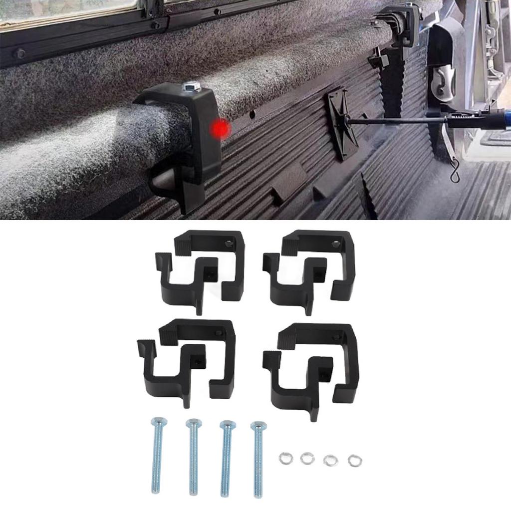 Mounting Clamps Truck Cap Topper Campers Shells Heavy Duty Aluminum Universal Truck Topper Clamp Kit (Pack of 4)