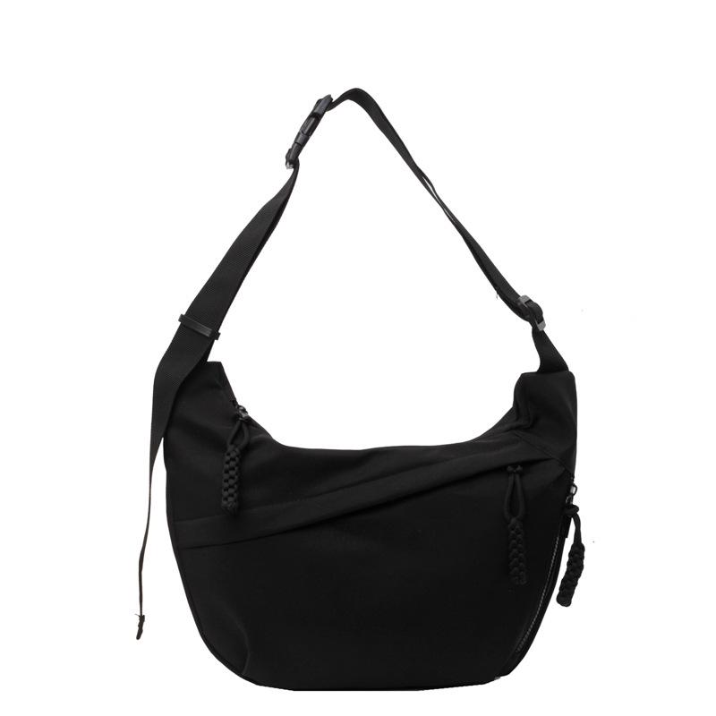 Women s Versatile Dumpling Bag: Solid Color Nylon Crossbody Shoulder Bag 2026 Edition
