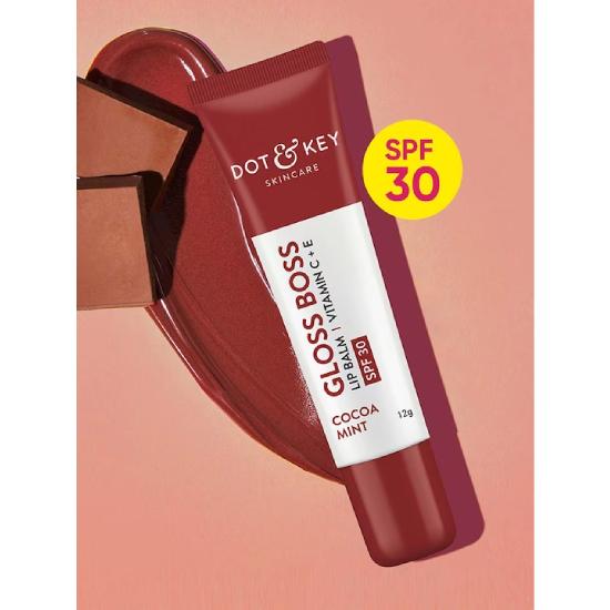 

Dot&Key Gloss Boss Витамин C+E Тонированный бальзам для губ с SPF 30 12 г — Множество вкусов Cocoa Mint