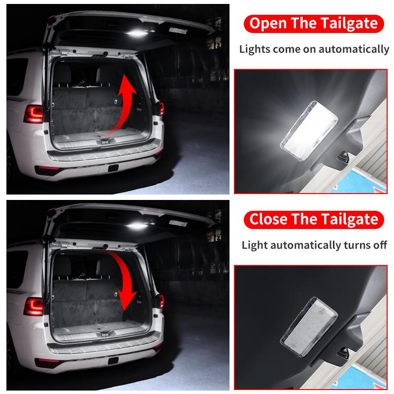 For Toyota Land Cruiser LC300 300 2021-2025 Tailgate Light LED Lamp Waterproof Trunk Door Courtesy Light Interior Lighting Parts