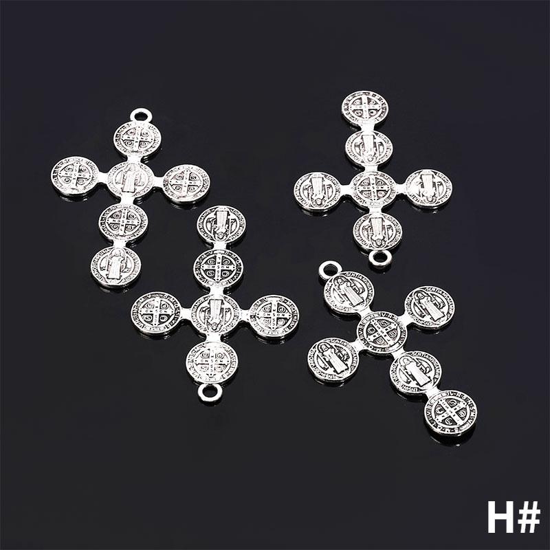 1pcs St Benedict Cross Amulet St Benedict Medal Holder Pendant Jewelry Religion 35mm
