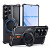 Eary pro pouzdro na telefon Samsung Galaxy S26 Ultra Kovové s 360° otočným magnetickým stojánkem Bezrámový kryt Ochrana displeje Nárazuvzdorné