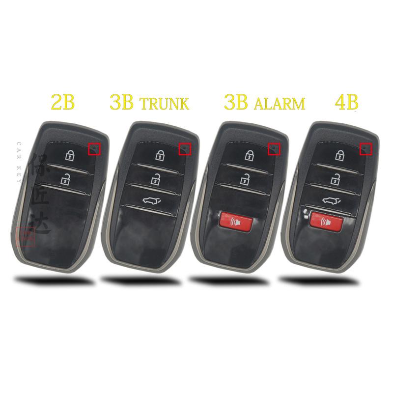 Baojiangda fit for VVDI K518 LT20-04 3041 Landcruise GR HARRIER RAV4 VENZA U-HR CROWN Wildlander car key shell with TOY40 Blade