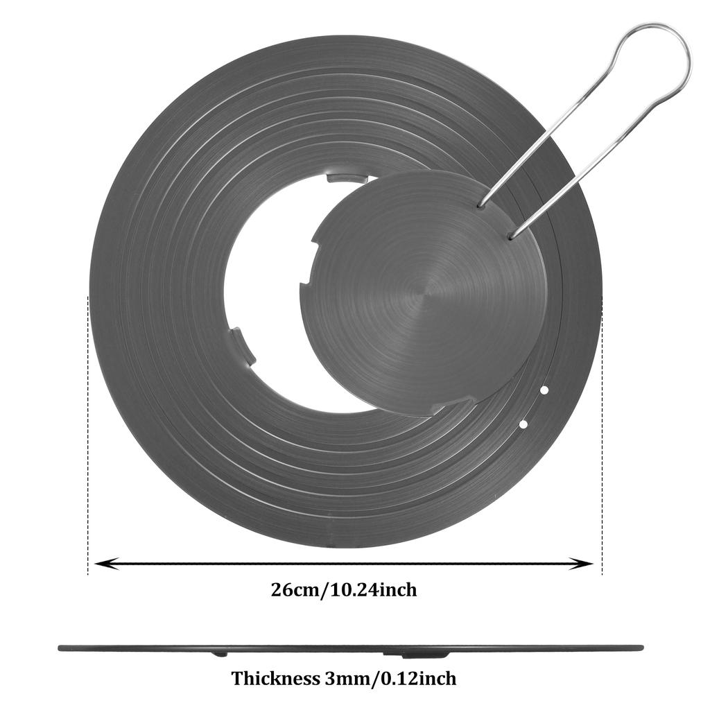 Aluminium Alloy Gas Stove Diffuser Plate Non Stick Coating Detachable Heat Diffusion Plate Gas Stove Heat Conduction Plate