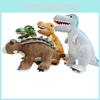 Adorables Peluches Dinosaure Jouets en Peluche Cadeaux de Vacances Parfaits Triceratops Et T-rex