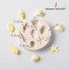 DIY Wax-Melt Moulds Heart Flower Bow-Shape Silicone Molds Chocolate Candy Gummy Molds for Party Cake Decorations Tool