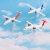 1Pc 16Cm Fk50 Atr Plane Airplane Model Aircraft Model Diecast Metal 1/400 Scale Planes Alloy Airplane Model Collection Gift Toy