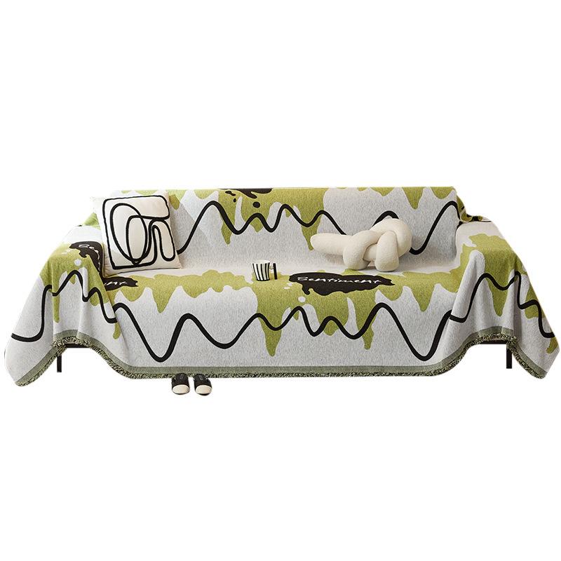 Chenille Sofa Towel Modern Minimalist Four Seasons Universal Sofa Cover All-inclusive Universal Non-slip Sofa Cushion.