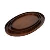Ovale Serviertabletts, Geschirr, Dessert, Tee, Untertasse, Untersetzer, Kaffee-Untersetzer, Holzteller, Aufbewahrung, Lebensmittel-Display, Home Hotel Decor