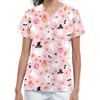 Uniforme Quirúrgico de Mujer para Halloween Estampados de Calabaza Estampado Feliz Escote en V Top de Enfermería Oferta Regalo para Personal Médico Uniforme Clínico