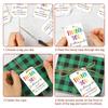 50Pcs Teacher Appreciation Hanging Tags with Jute Rope, School Party Decorations Gift Wrapping Labels, Thank You Cards