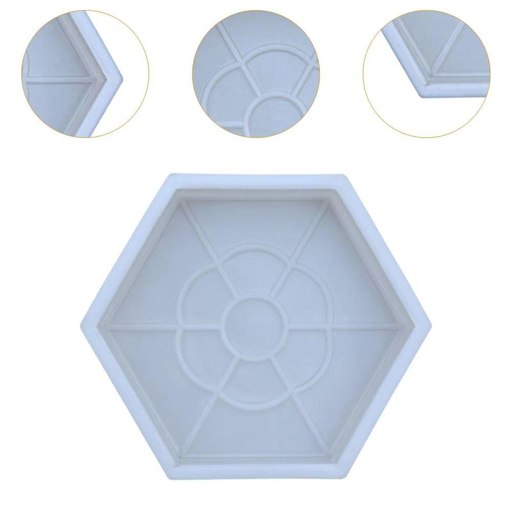 1Pcs Plastic Stepping Stone Paver 12.5x5cm Walkway Brick Mold  For Lawn Patio Yard Garden