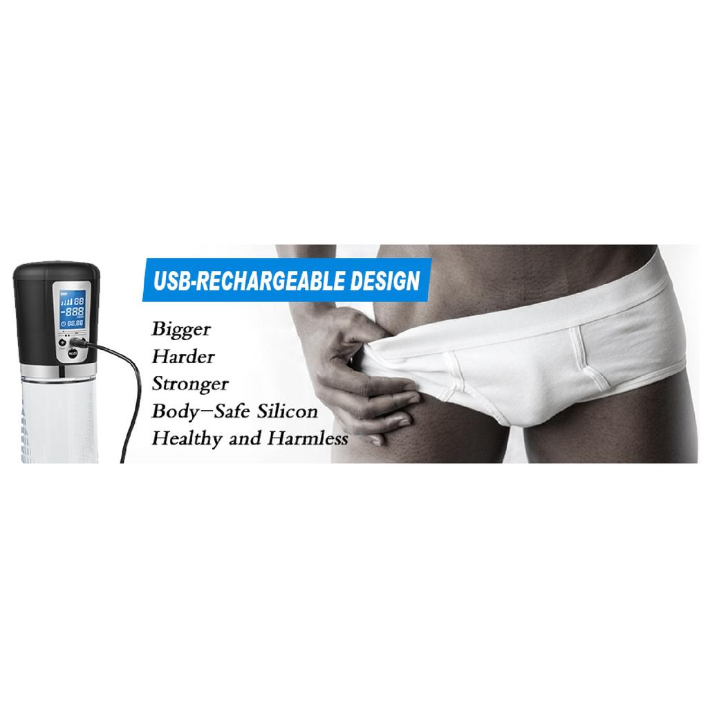 HESEKS Electric Penis Pump Male Masturbators Man Cock Sucking Penis Enlargement Vacuum Pump Male Enlarger Extender For