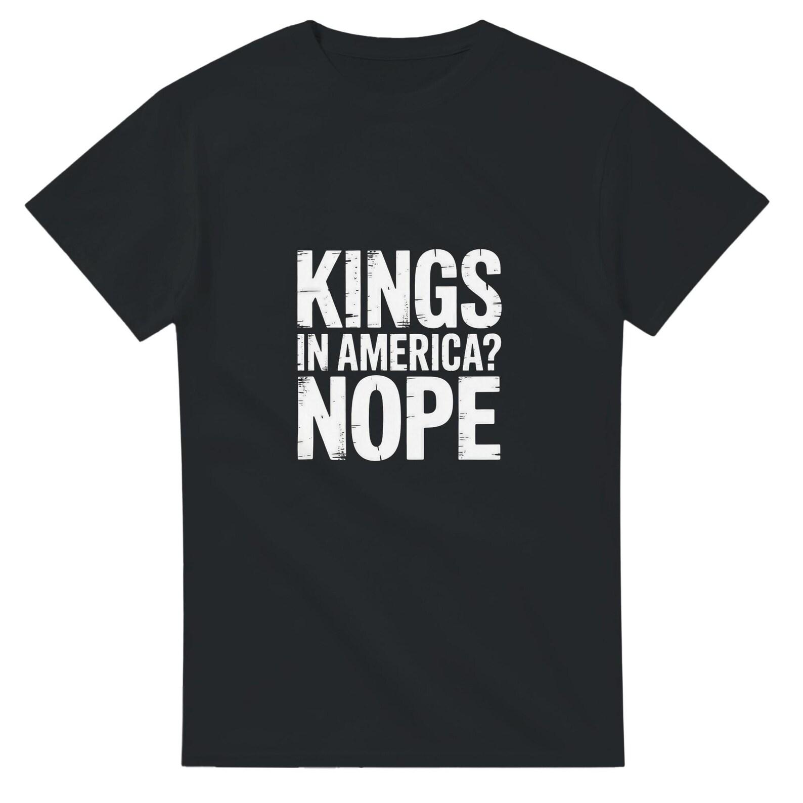 Kıngs In America Nope Heavyweight Unisex Crewneck T shirt | Gildan® 5000 S