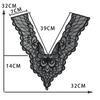 Black Embroidered Mesh Organza Front Collar Collar Sewing Lace Diy Decorative Dress Wedding Dress Accessories