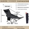 Foldable Dual-Use Chair for Office and Beach with Reclining and Footrest Features