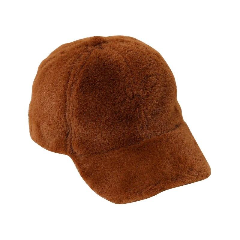 

Плюшевая детская бейсболка, детская фуражка, зима-осень, однотонные кепки с леопардовым принтом, шапка для мальчиков, шапка для девочек, теплый аксессуар для малышей, От 2 до 6 лет 49-52cm кофейный