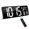 Multifunctional Large Digital Wall Clock 16.5 Inch LED Large Display Count Timer Home Office Classroom USB Power Alarm Clock