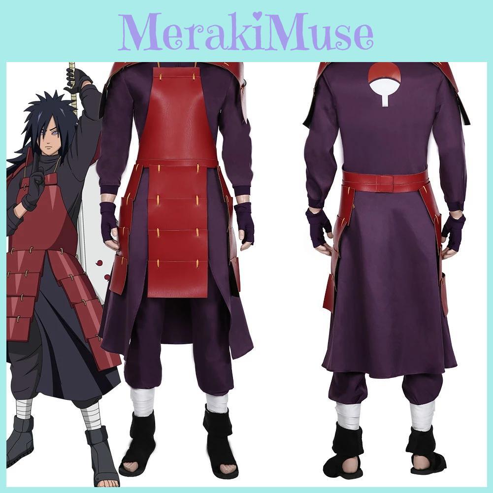 Premium Naruto Uchiha Madara Cosplay Costume Crafted With Comfortable Polyester Fabric