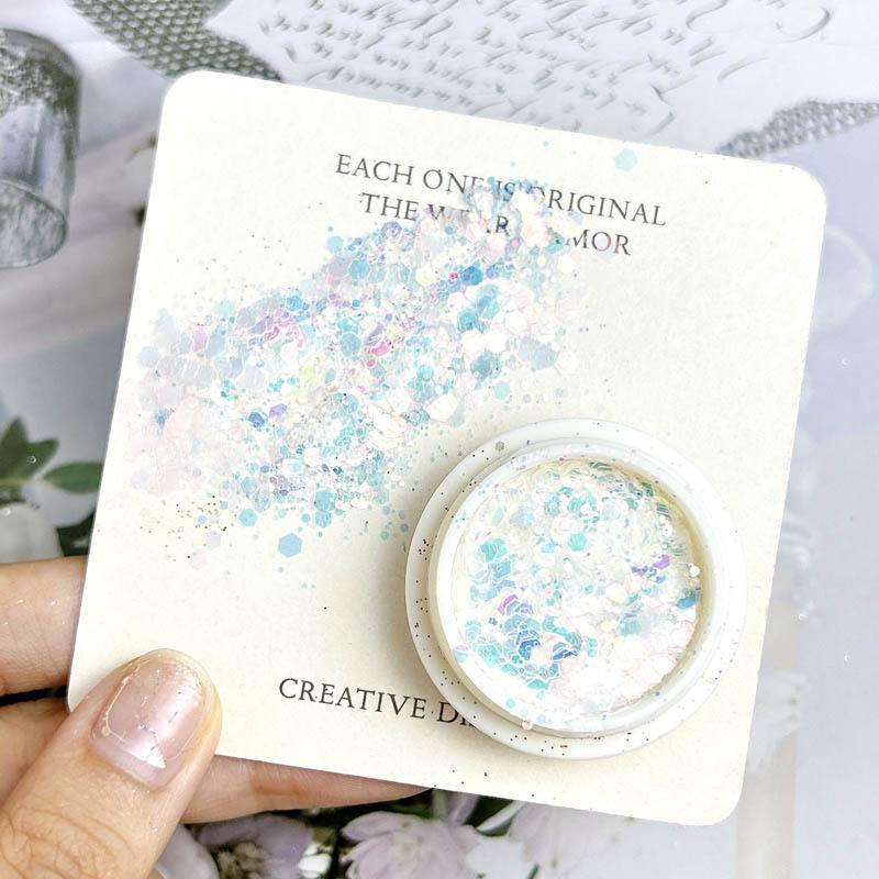 Fairy Eyes Nail Art Sequins - Net Red Gradient Glitter - Korean Large Sequins - Eye Makeup - Nail Art