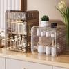 Dustproof Tea Set Storage Organizer Clear Acrylic Storage Box Dustproof Cup Organizer Multi-Layer Home Storage Waterproof