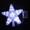 Puntale per Albero di Natale a Forma di Stella Luminosa Pentagramma Decorazione per Albero di Natale Addobbi Albero di Natale Navidad 2025 Decorazione Natalizia per la casa