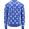Gucci Jumbo GG Jacquard Crew Neck Sweater 'Blue Ivory' Men's 694767-XKCDF-4559
