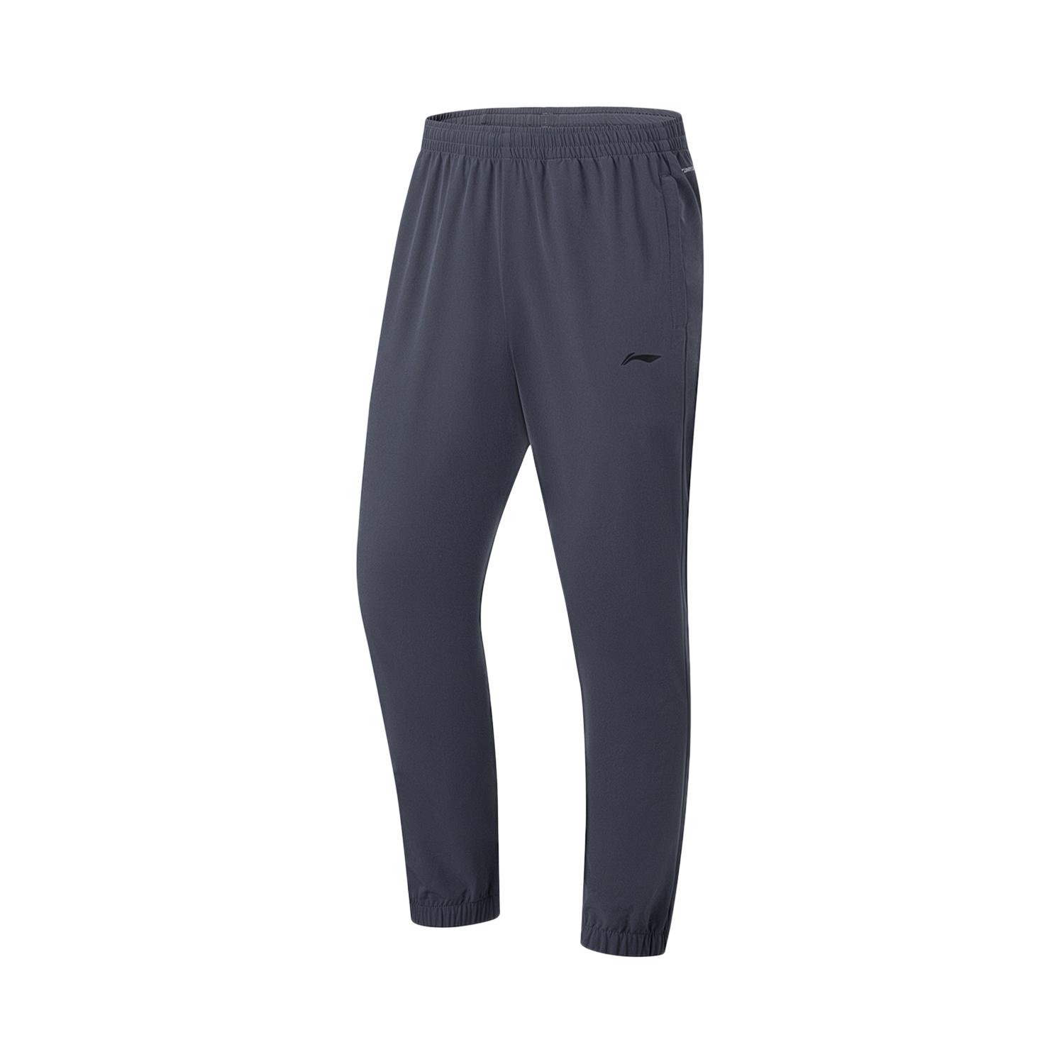 Li Ning Fitness Series Sports Pants Men s Ebony Black AYKU659-4 L