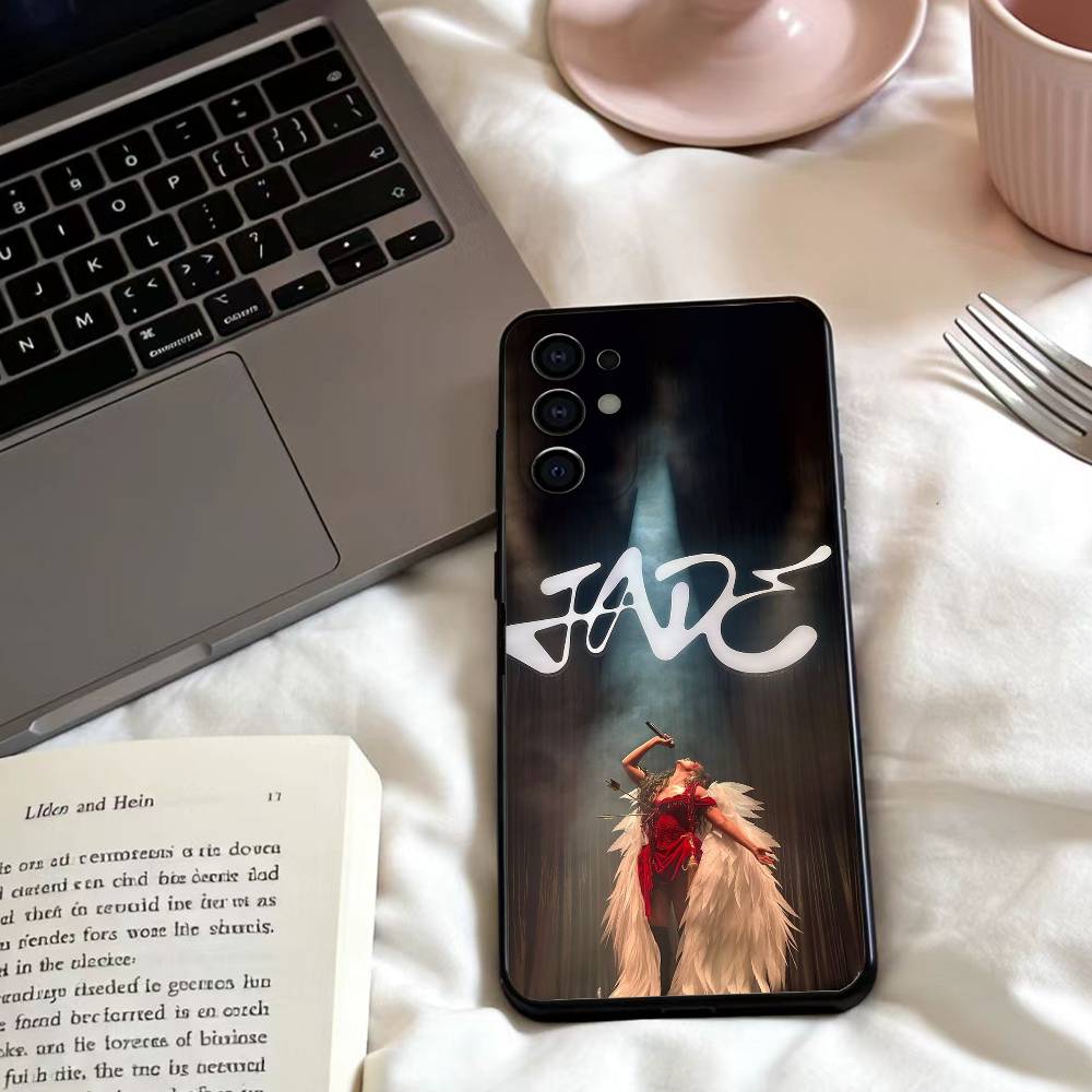 Singer J-Jade Thirlwall  Phone Case For Samsung S25,24,23,22,30,21,10,9,Ultra,Plus,Lite,FE,4,5 G Soft Black Case