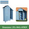 Outdoor Anti-Corrosion Sunscreen Storage Cabinet for Garden and Courtyard