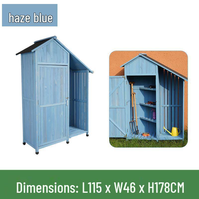 Outdoor Anti-Corrosion Sunscreen Storage Cabinet for Garden and Courtyard
