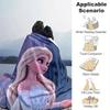 1pc, Elsa Frozen II Queen Elsa Ice Snowflake Print Blanket Home Decor, Couch Throw, Outdoor Blanket, Gift, Coverlet Suitable for Bedroom,