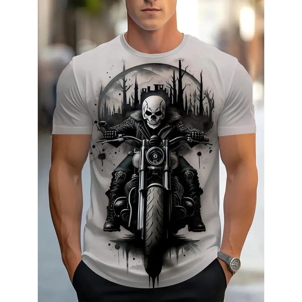 Men's 3D versatile casual top T-shirt