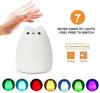 LED Night Lamp, LED Night Lamp for Cat Silicone Night Lamp for Baby Portable Night Lamp for Baby with 7 Colors Night Lamp Night Lamp USB Night Lamp fo
