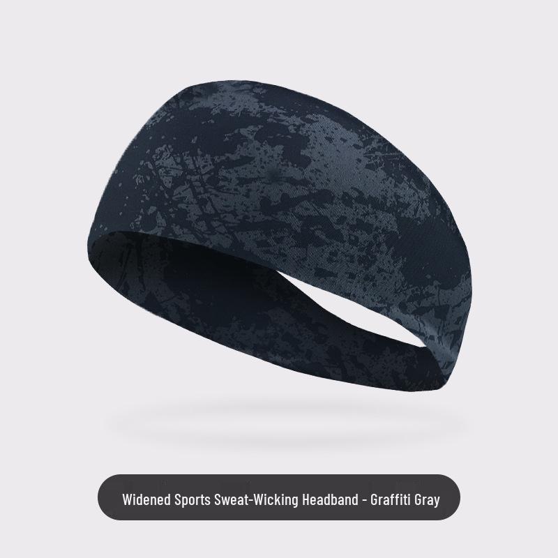Faixa de Cabeça Esportiva Respirável de Lycra que Absorve o Suor para Corrida, Ciclismo, Yoga, Dança e Fitness
