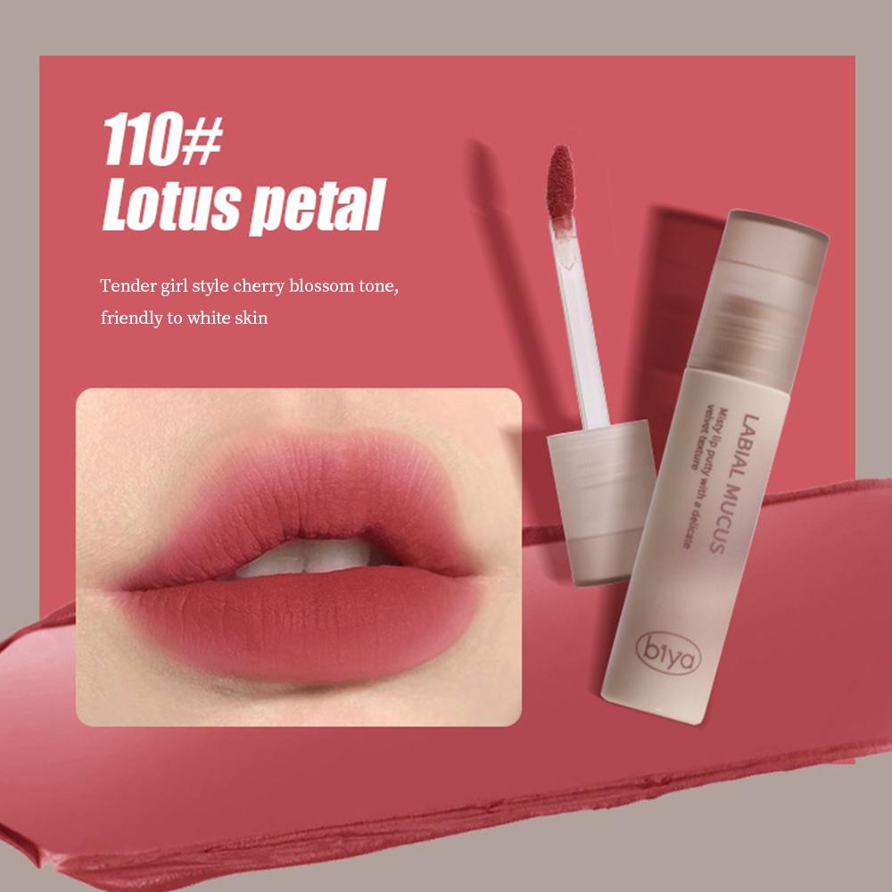 

Biya Мусс для губ Текстура Матовый Вельвет Яркий и стойкий цвет Не легко отпечатывается на чашках Блеск для губ