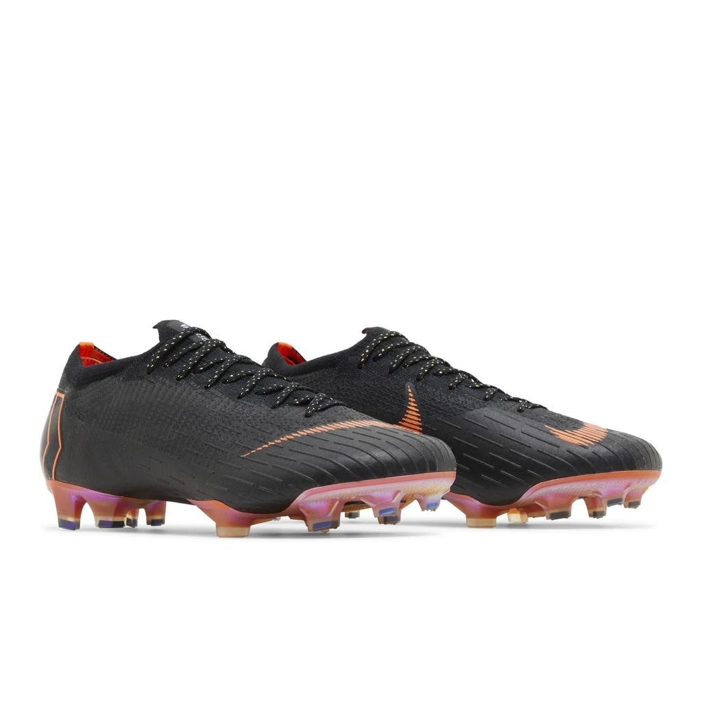 Nike Mercurial Vapor 12 360 Elite FG 'Black Total Orange' (Unisex) Black / Total Orange-White Soccer Shoes AH7380 081