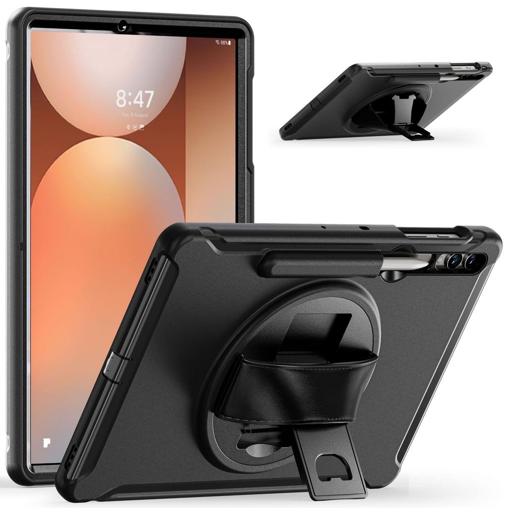 2023 Samsung Tab S9Plus Tablet Schutzhülle - Sturzsicher mit Stifthalter für S7FE 12,4 Zoll