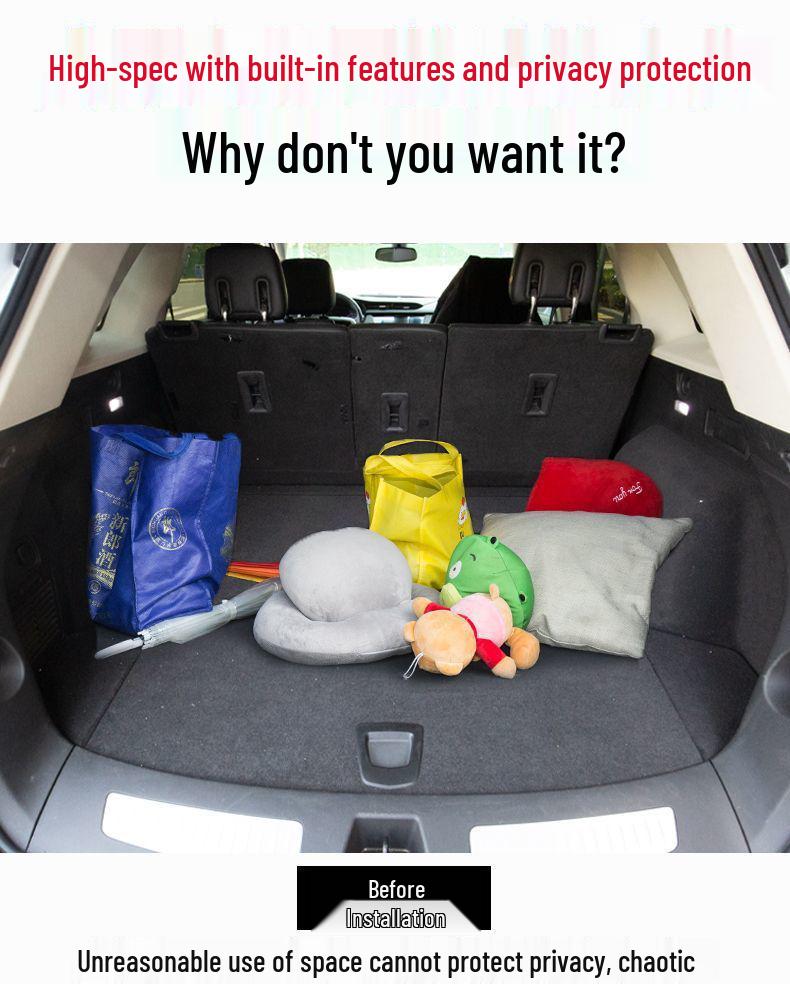 Trunk Cargo Cover & Storage Partition for 2022-2026 Hongqi HS3/PHEV HS5