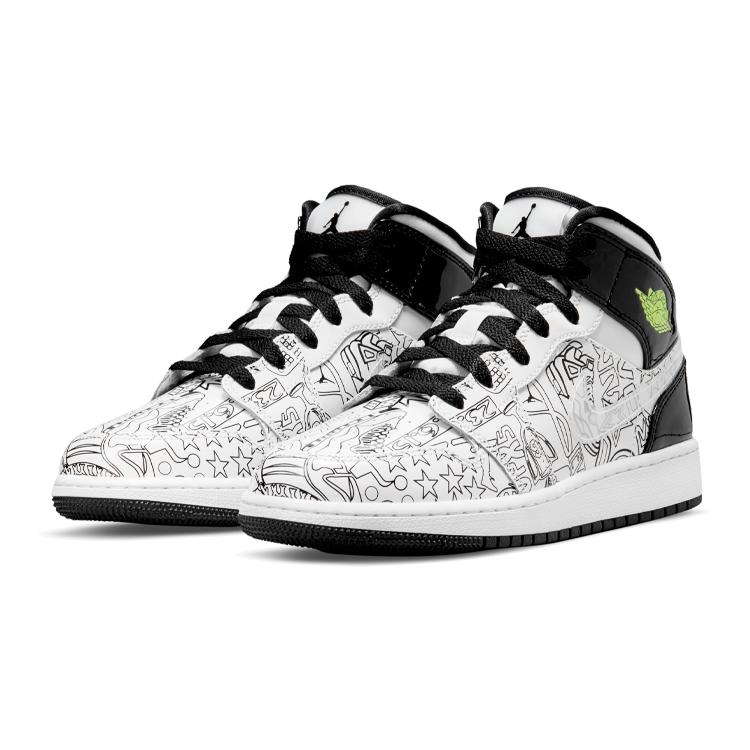 Jordan 1 Mid SE Fai da te GS DC4099-100