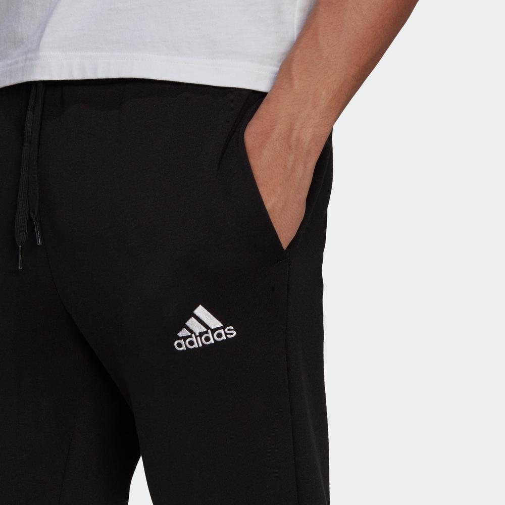 Adidas Embroidered Logo Jogger Sweatpants Men Bottoms Black GK9268