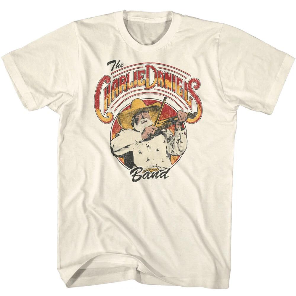 The Charlie Daniels Band Charlie Rocking The Fiddle Men s T Shirt Rock Merch 2XL