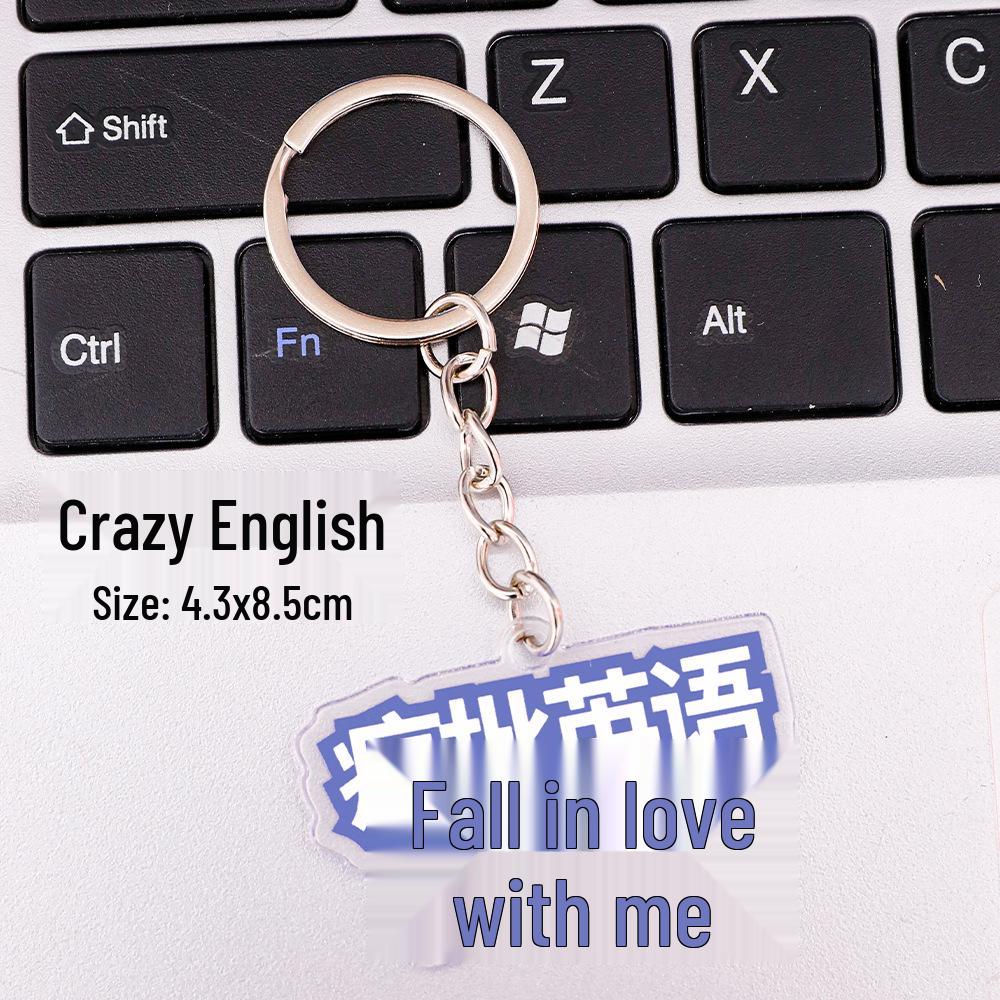 Creative Student Bag Keychain: Cute DIY Pendant, High-Value Funny Gift