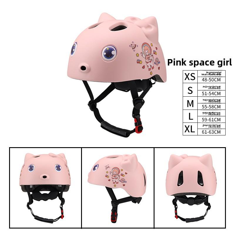 Cartoon Kinder Sporthelm Roller Rollschuh Anti-Drop Schutzausrüstung Fahrrad Laufrad Reithelm