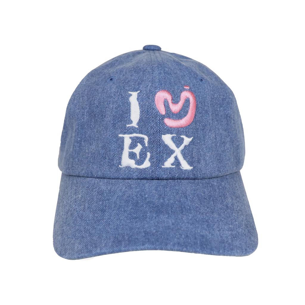 MIYHOO I Love Ex Ball Cap (Washing Denim)