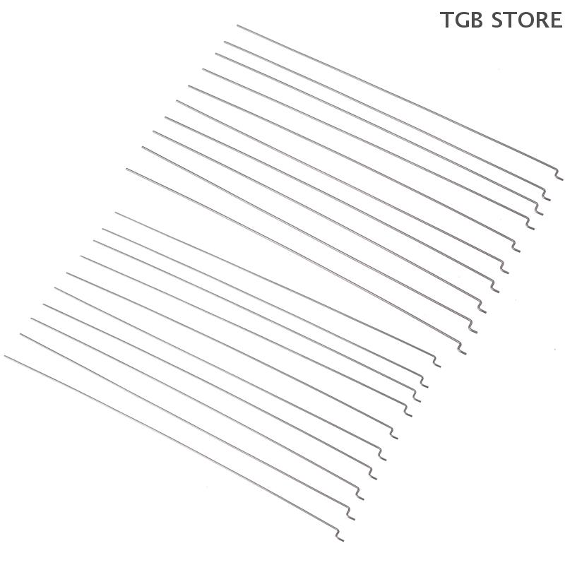 10Pcs Z Type Steel Wire Push Pull Rod Pushrod For Rc Aircraft Airplane