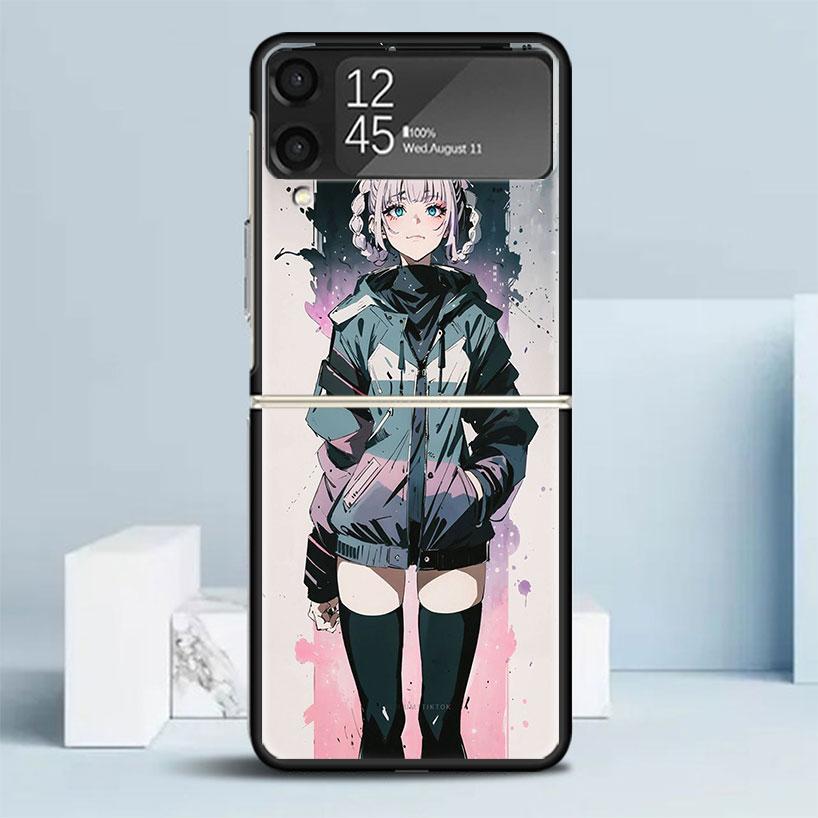 Nazuna Nanakusa Anime Phone Case For Samsung Galaxy Z Flip7 Flip6 5G Flip5 Flip4 Flip3 ZFlip 7 6 3 4 5 Shockproof Back Cover Gal
