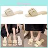 Summer Womens Flat Slide Sandals With Pu Upper And Rubber Sole For Casual Outdoor Wear